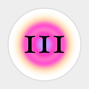 111 Angel Numbers Intuition Glowing Aura Sticker